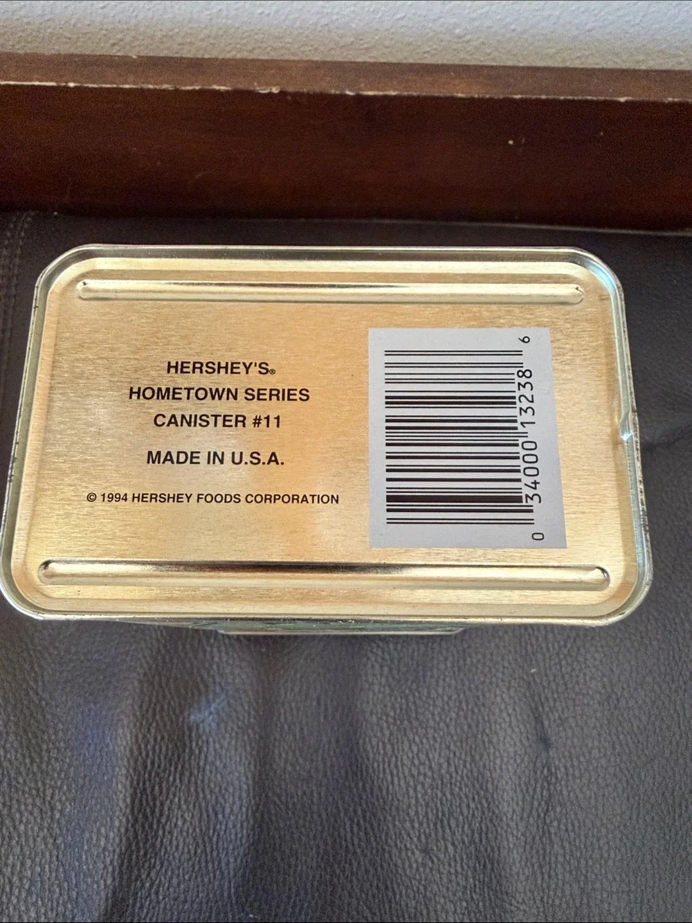 Vintage 1994 Hershey's Hometown Series Canister #11 Collectible Metal Tin